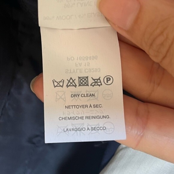 J. Crew Straight-leg Pant in Bi-stretch Wool In Navy 0 - Picture 15 of 15